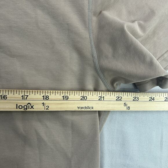 BYLT Drop Cut S/S Lux Shirt Men XL Brown Stretch Performance Workout Outdoor - Picture 6 of 7